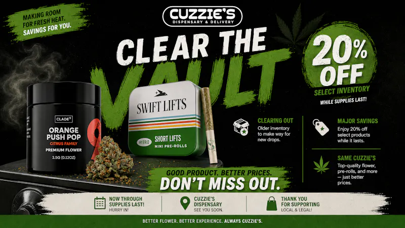 Cuzzies Delivery Clear The Vault - Up To 20% Off