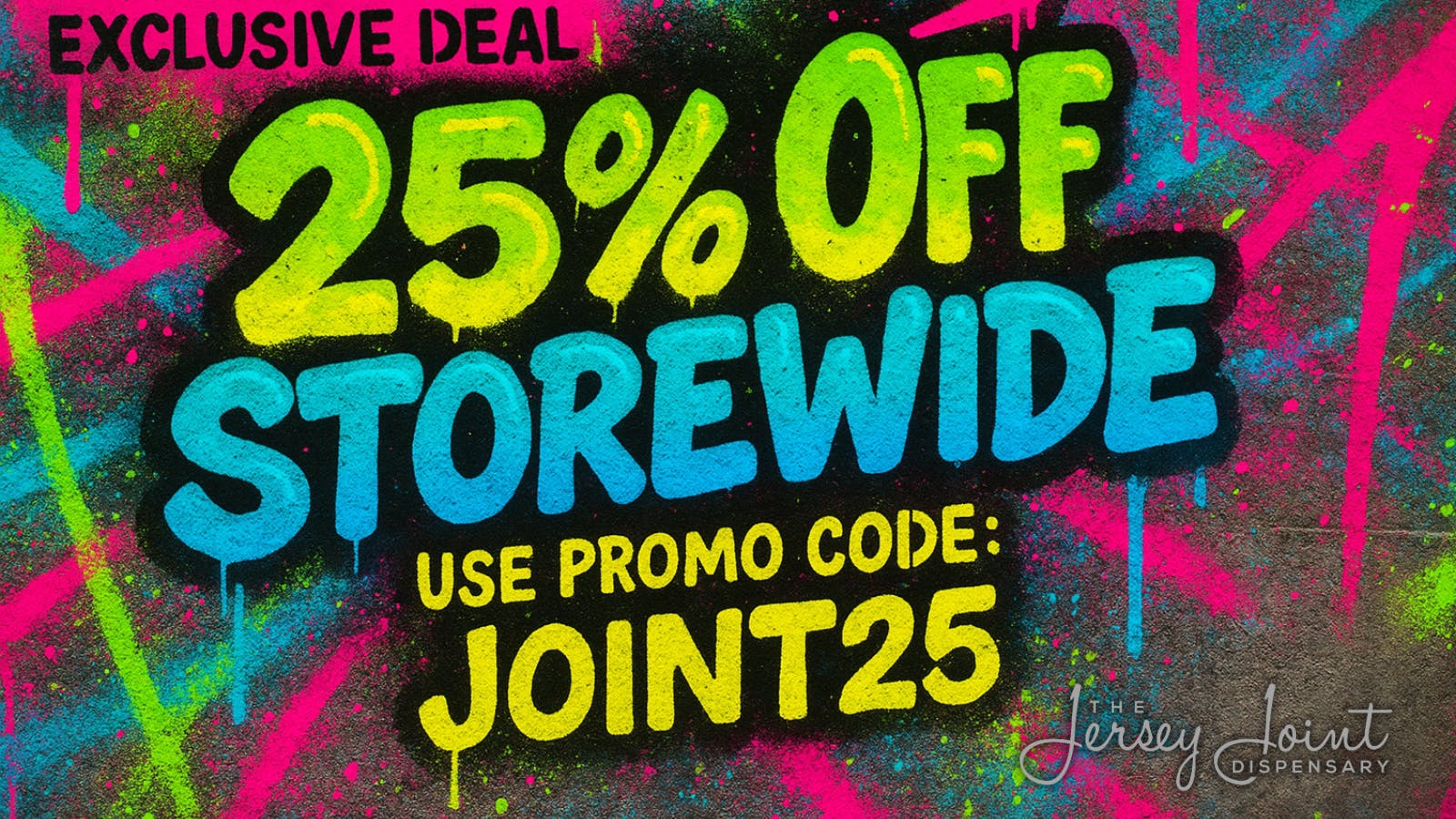 The Jersey Joint Dispensary Storewide 25% Discount