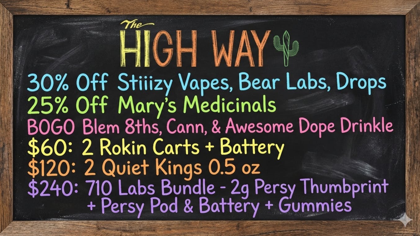 The High Way Start your week right at The High Way!