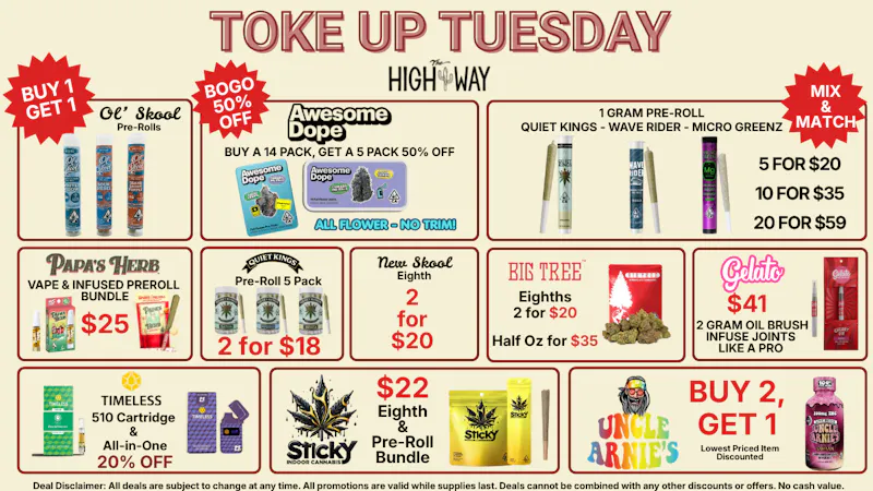 The High Way The easiest way to roll into the week