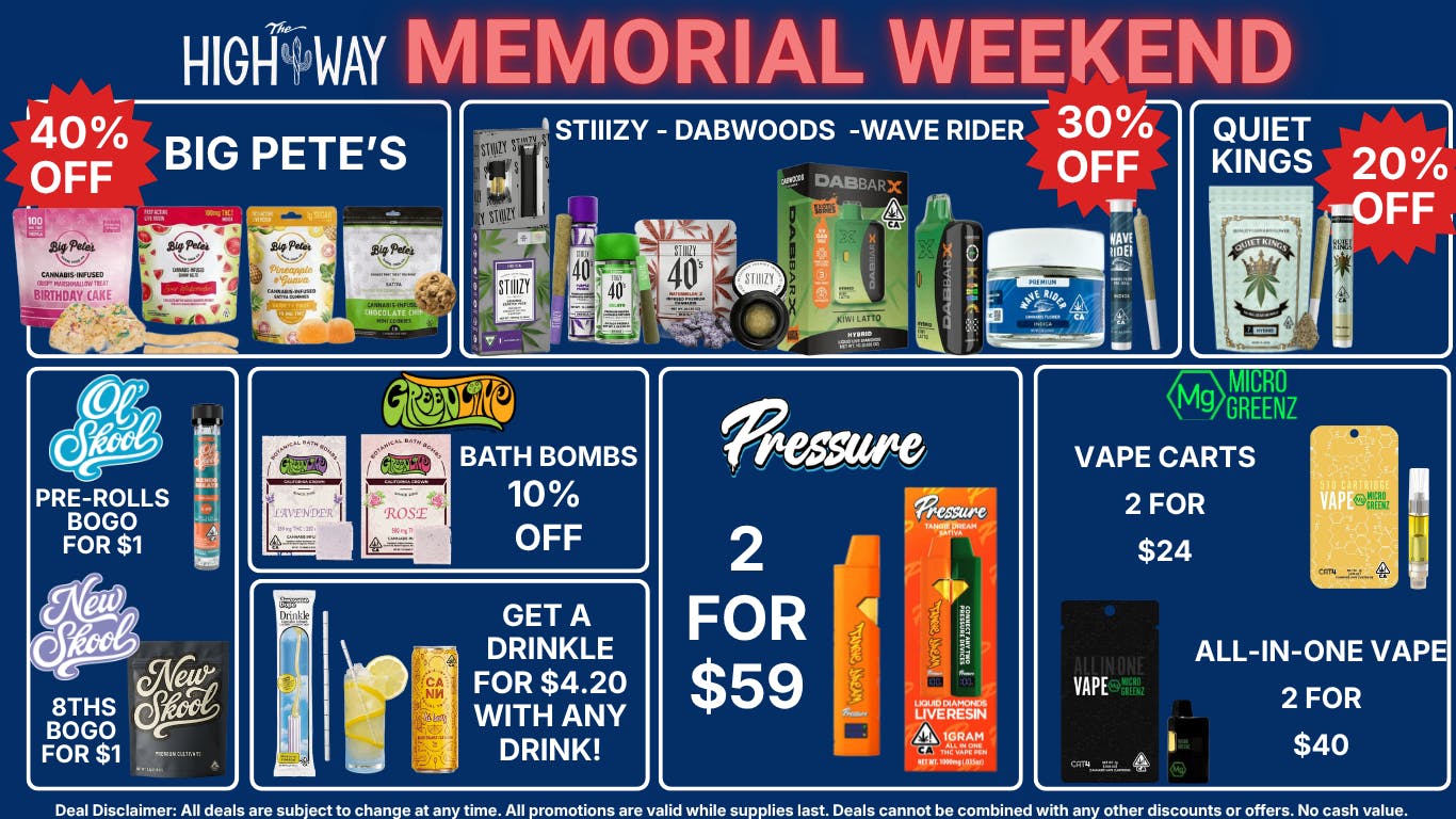 The High Way MORE DEALS IN STORE!