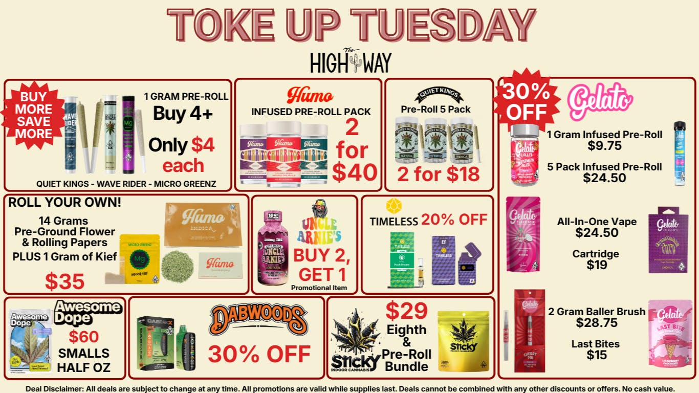 The High Way The easiest way to roll into the week