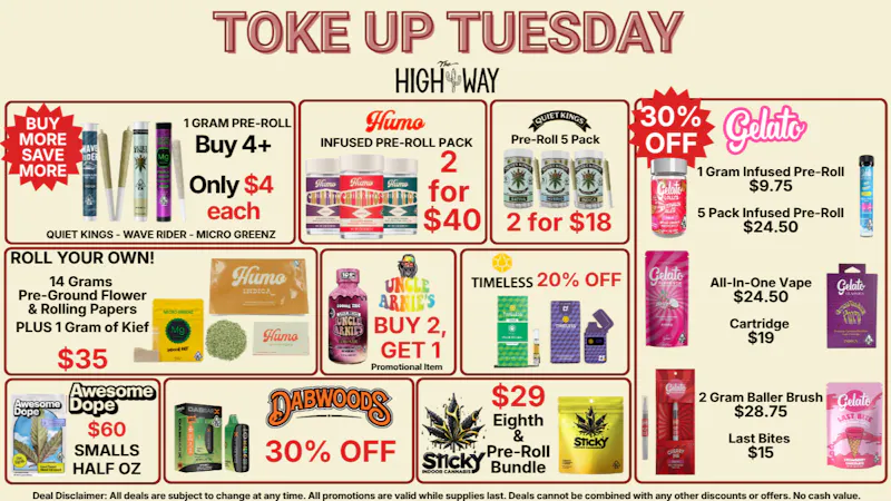 The High Way The easiest way to roll into the week