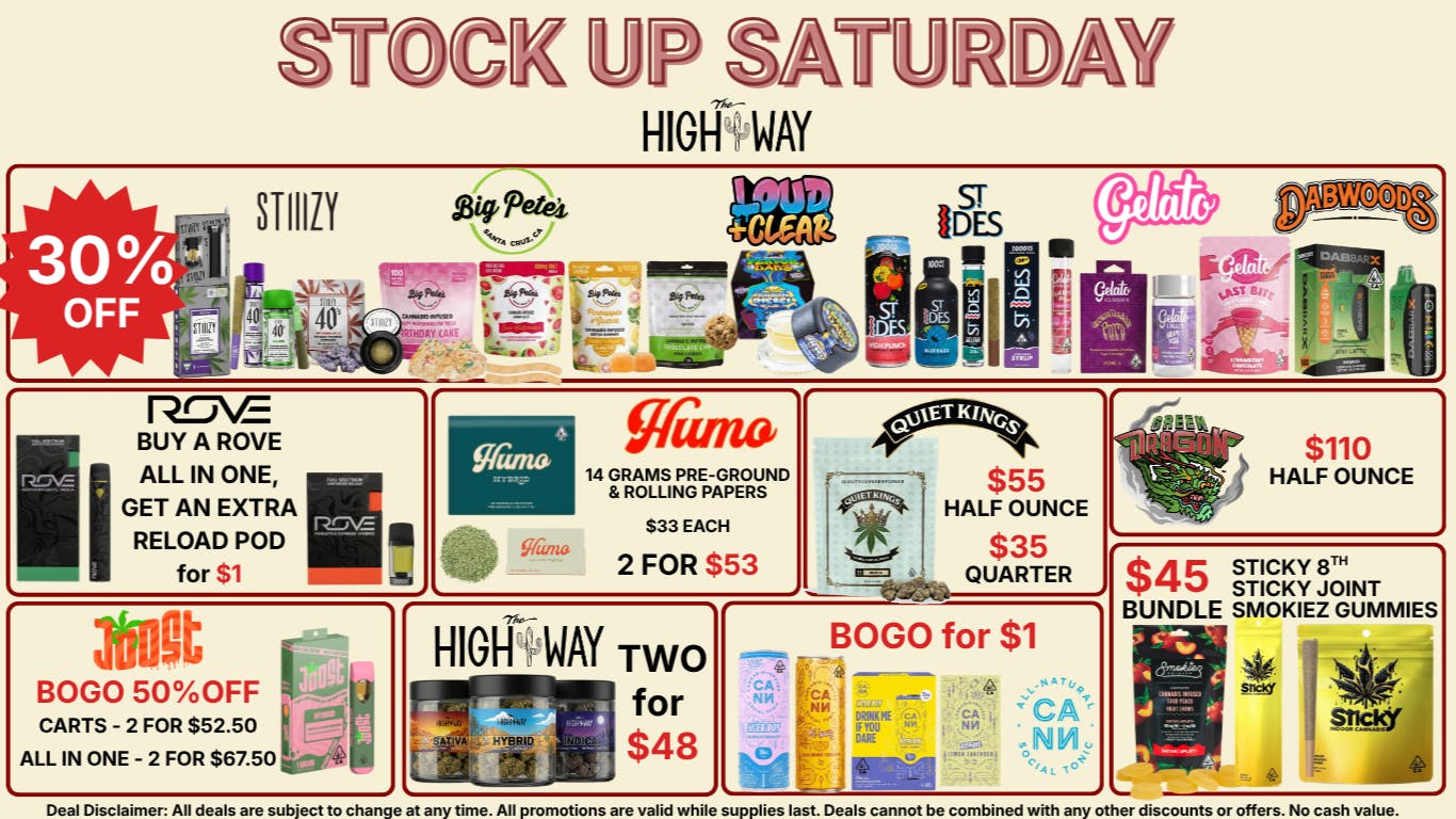 The High Way Stock up with up to 30% OFF the best brands!