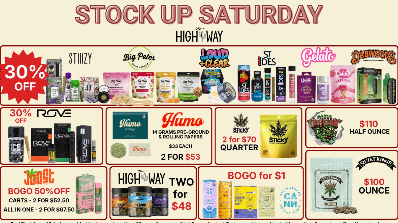 The High Way Stock up with up to 30% OFF the best brands!