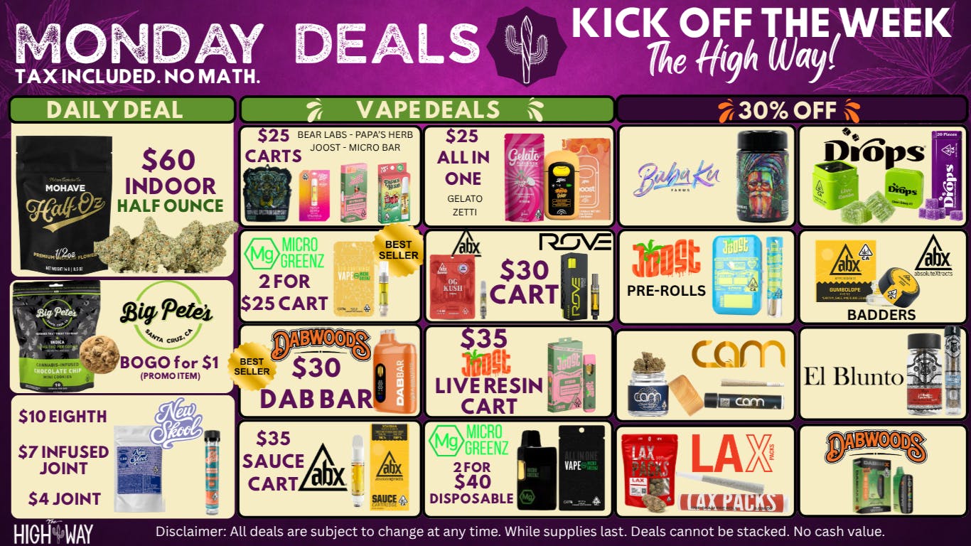 The High Way Start your week the High Way-VAPE DEALS & 30% OFF