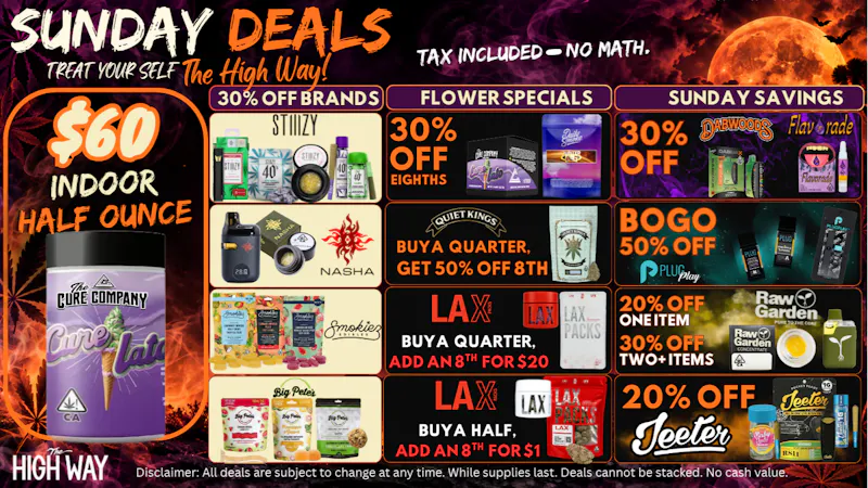 The High Way Treat yourself with up to 30% OFF!