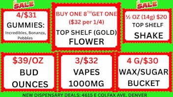 Cannabis World 8/$79 VAPE-$39/OZ BUDS-$25/OZ SHAKE-4G/$30 WAX