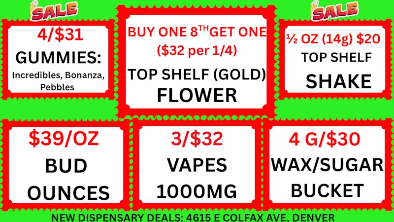 Cannabis World 3/$32 VAPE-$39/OZ BUDS-$25/OZ SHAKE-4G/$30 WAX