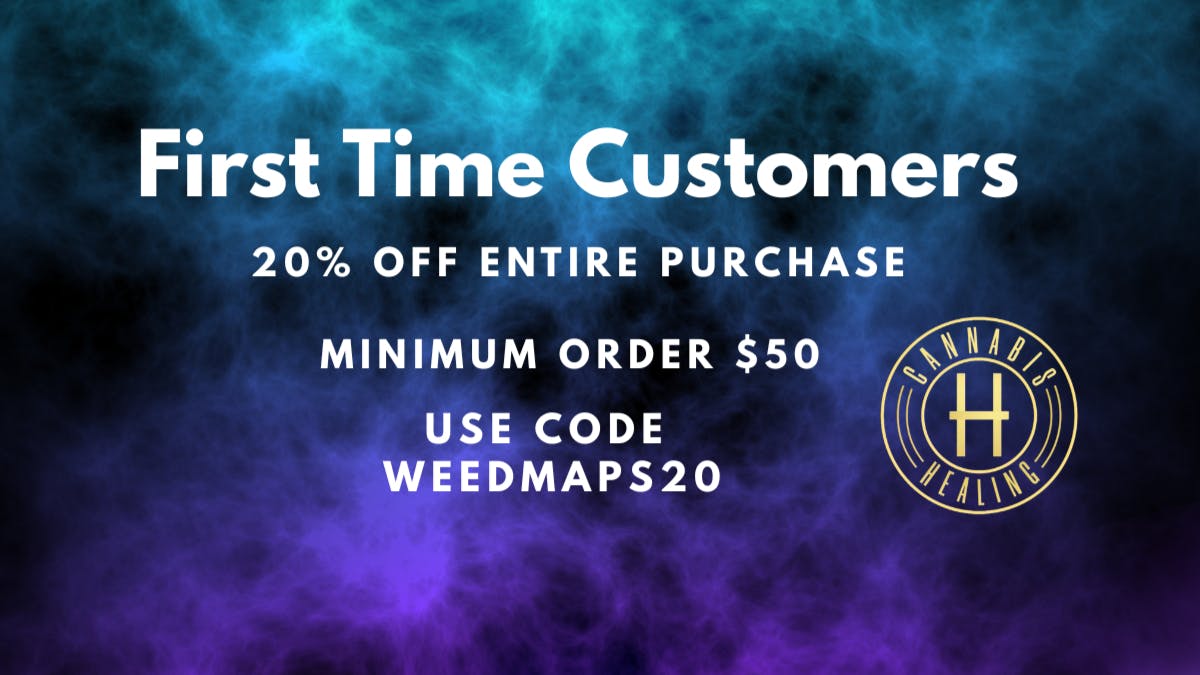 Cannabis Healing First Time Customer - 20% Off Entire Purchase