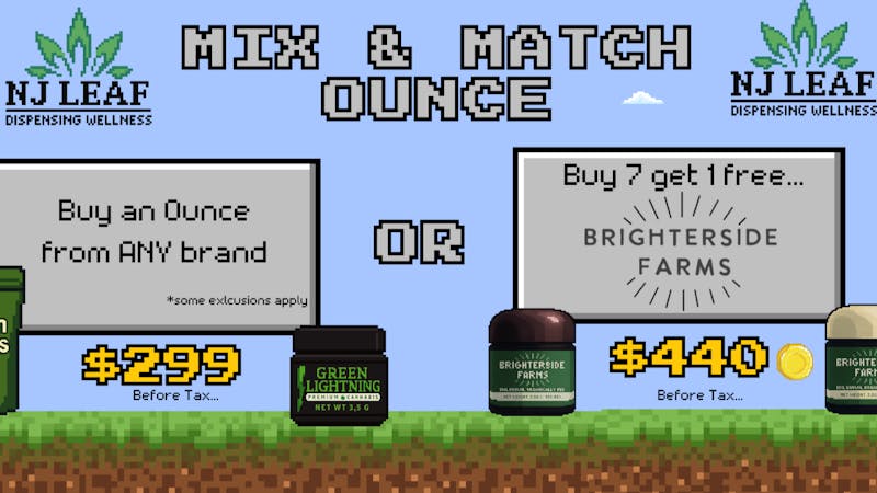 NJ Leaf MIX and MATCH Ounce!