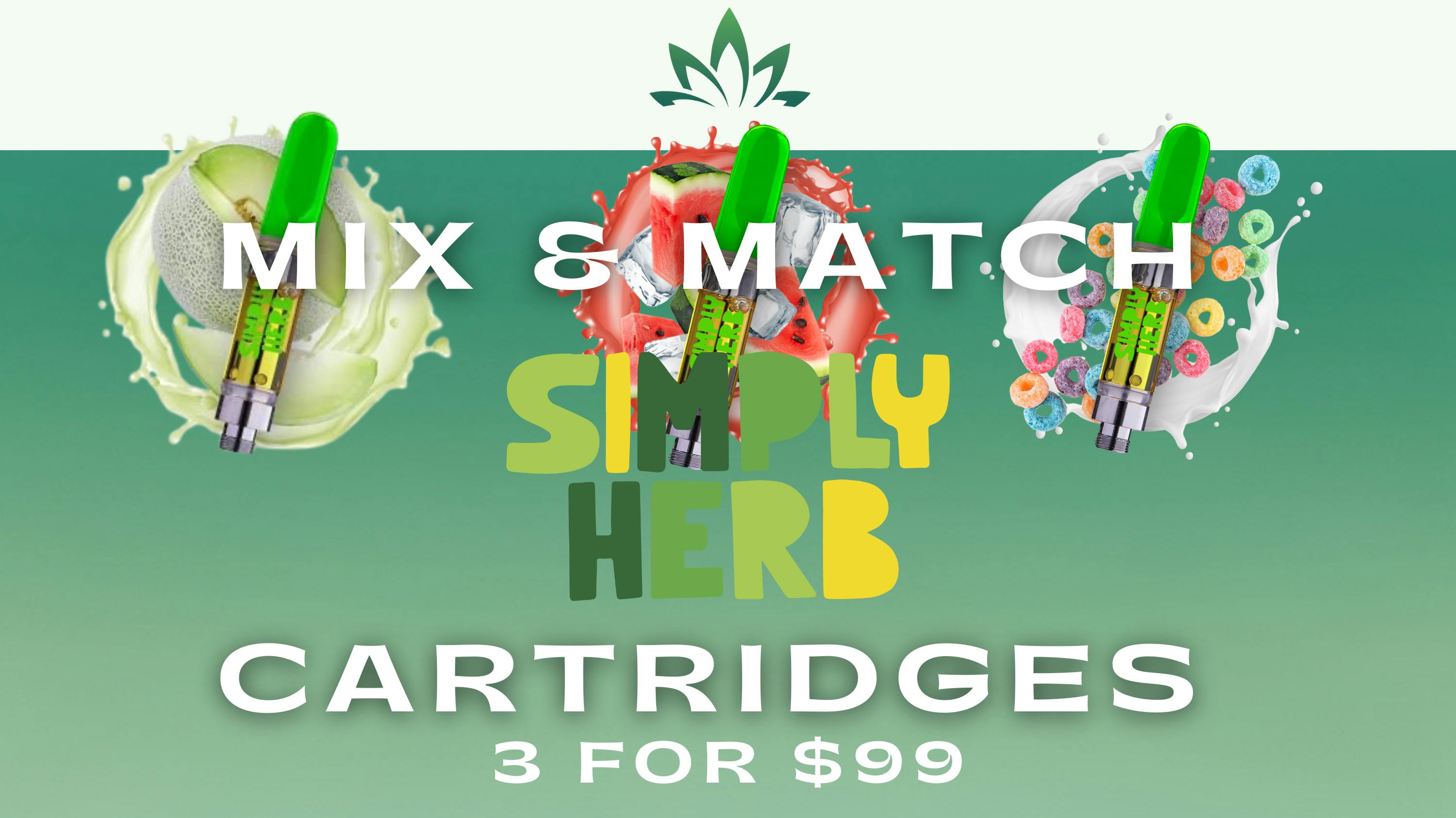 NJ Leaf Mix&Match Simply Herb Cartridges