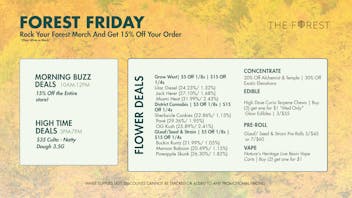 The Forest Baltimore FOREST FRIDAY ROCK YOUR FOREST MERCH & GET 15% OFF
