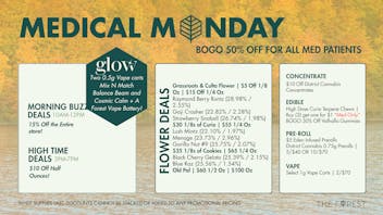 The Forest Baltimore MEDICAL MONDAY! BOGO 50% OFF FOR MED PATIENTS