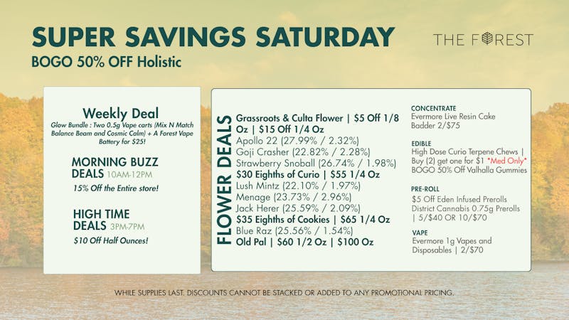 The Forest Baltimore BOGO 50% OFF HOLISTIC!!