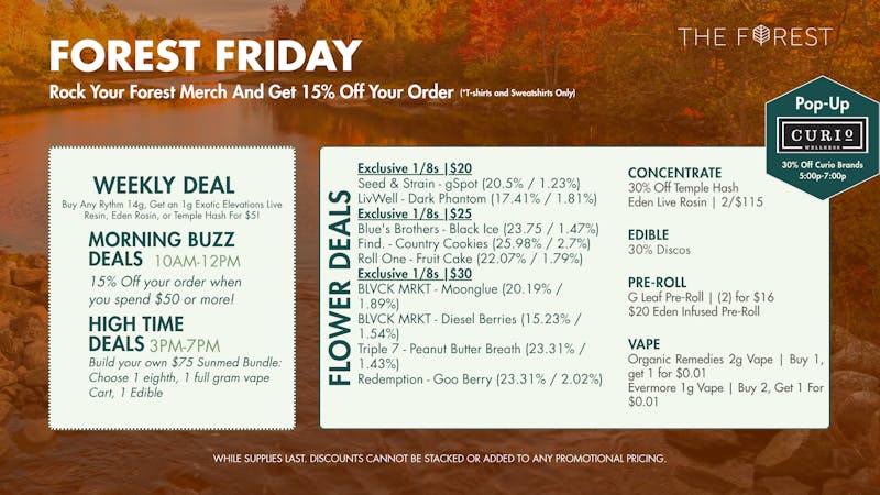 The Forest Baltimore FOREST FRIDAY!!