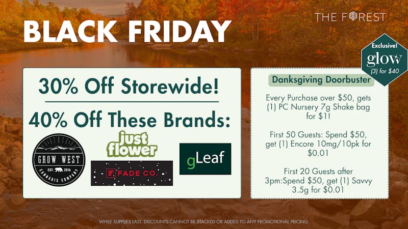 The Forest Baltimore BLACK FRIDAY! 30% OFF STOREWIDE