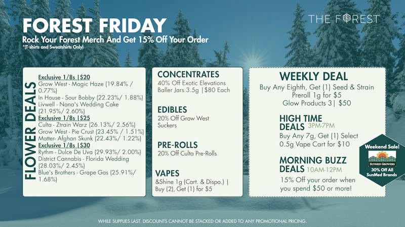 The Forest Baltimore FOREST FRIDAY!