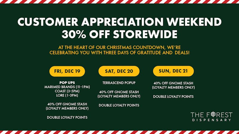 The Forest Baltimore CUSTOMER APPRECIATION WEEKEND! 30% OFF STOREWIDE
