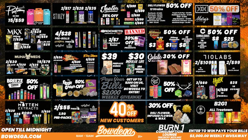 BOWDEGA UTICA - REC - OPEN LATE Burn1 @ Bowdega Open 'Til Midnight