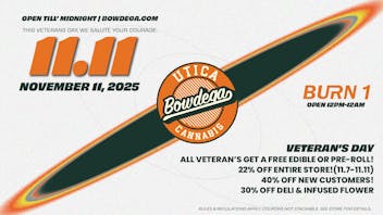 BOWDEGA UTICA - REC - OPEN LATE Burn1 @ Bowdega Open 'Til Midnight