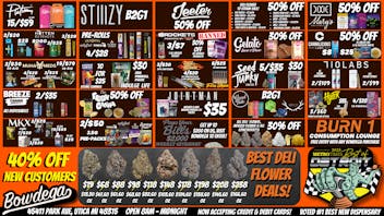 BOWDEGA UTICA - REC - OPEN LATE Burn1 @ Bowdega Open Til Midnight 40% NEW CUSTOMER