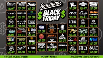BOWDEGA UTICA - REC - OPEN LATE 50% off Top Brands @ Bowdega Open Til Midnight