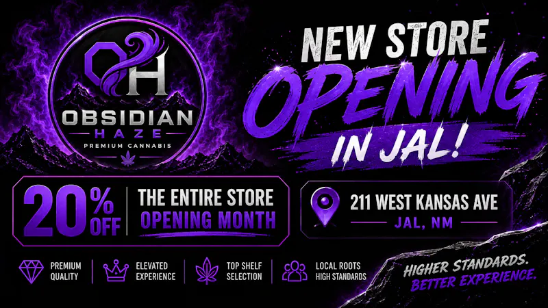 Obsidian Haze - Eunice Obsidian Haze Jal Now Open - 20% Off Store Wide