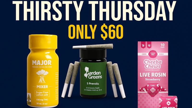 Plant Base Dispensary THIRSTY THURSDAY BUNDLE DEAL
