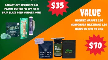 Plant Base Dispensary THURSDAY VALUE BUNDLE