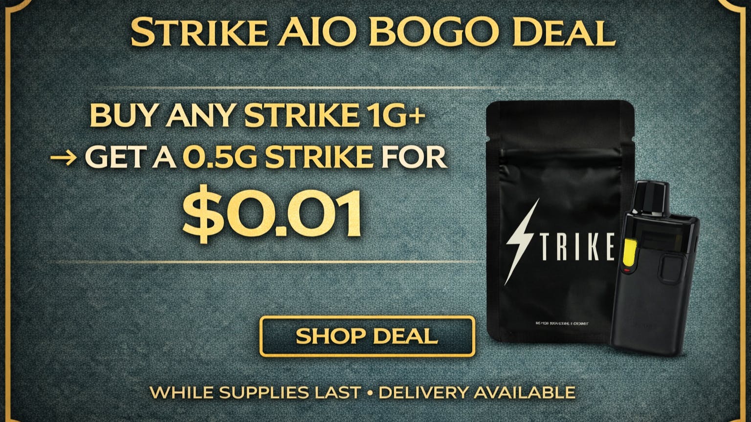 Plant Base Dispensary 420 STRIKE VAPE Buy ONE, Get ONE