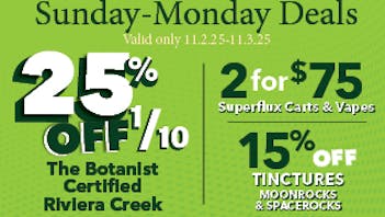 Therapy Cannabis - Cincinnati 11.02.25 Sun Deals