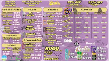 Dealz Cannabis Collective DEALZ NOW OPEN - 25% OFF FLOWER & SO MUCH MORE!