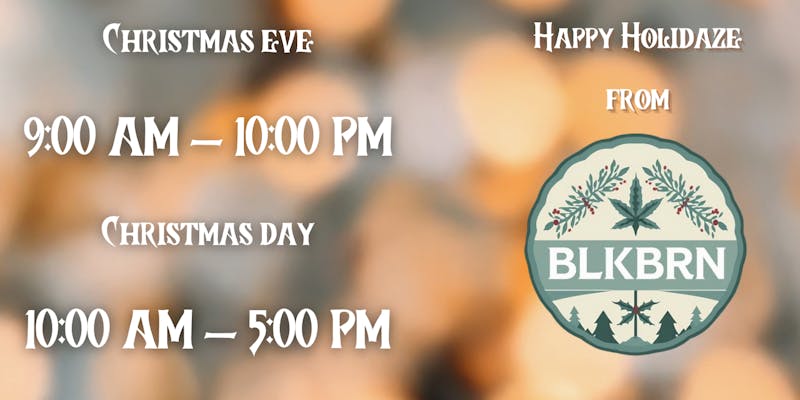 BLKBRN Dispensary Christmas Specials