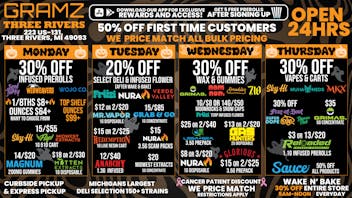 Gramz Cannabis - Three Rivers OPEN 24 HOURS 7 DAYS A WEEK!