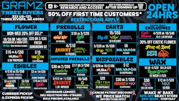 Gramz Cannabis - Three Rivers 🔥OPEN 24 HOURS 7 DAYS A WEEK!🔥