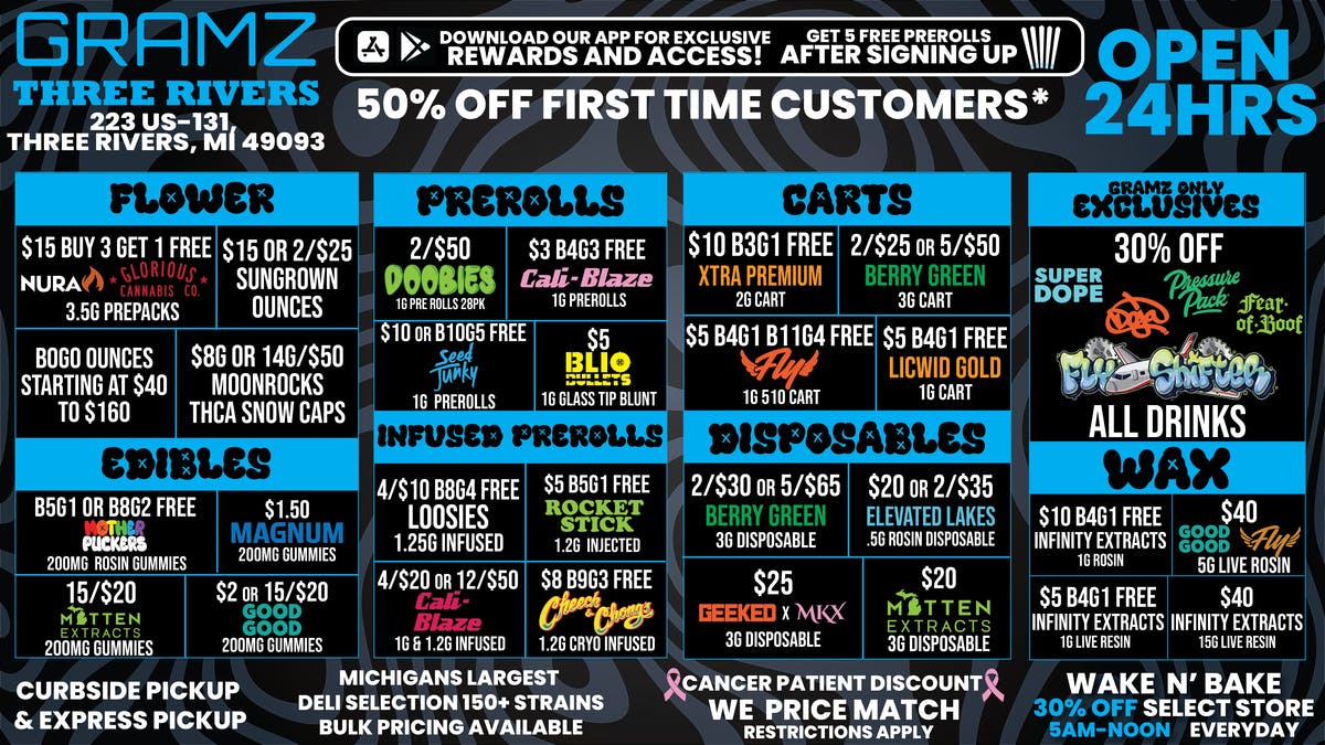 Gramz Cannabis - Three Rivers THREE RIVERS FAVORITE DISPENSARY