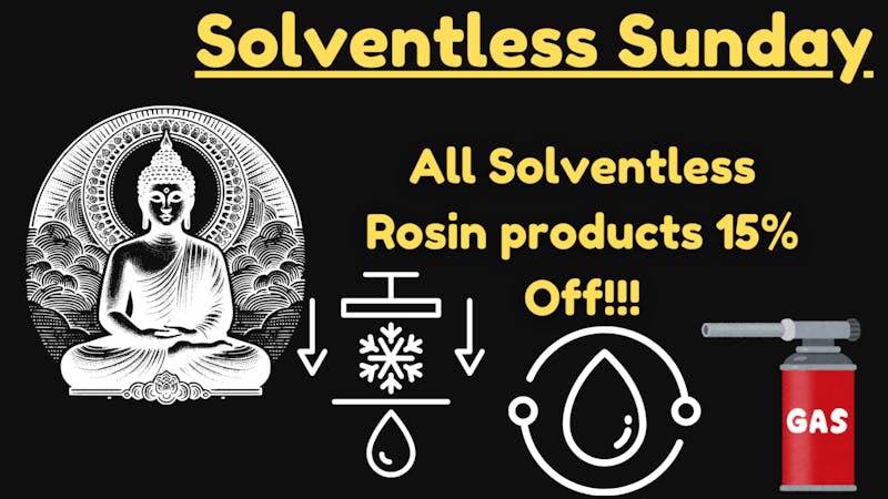 Canna Buddha of Jal Solventless Sunday! 15%OFF Rosin