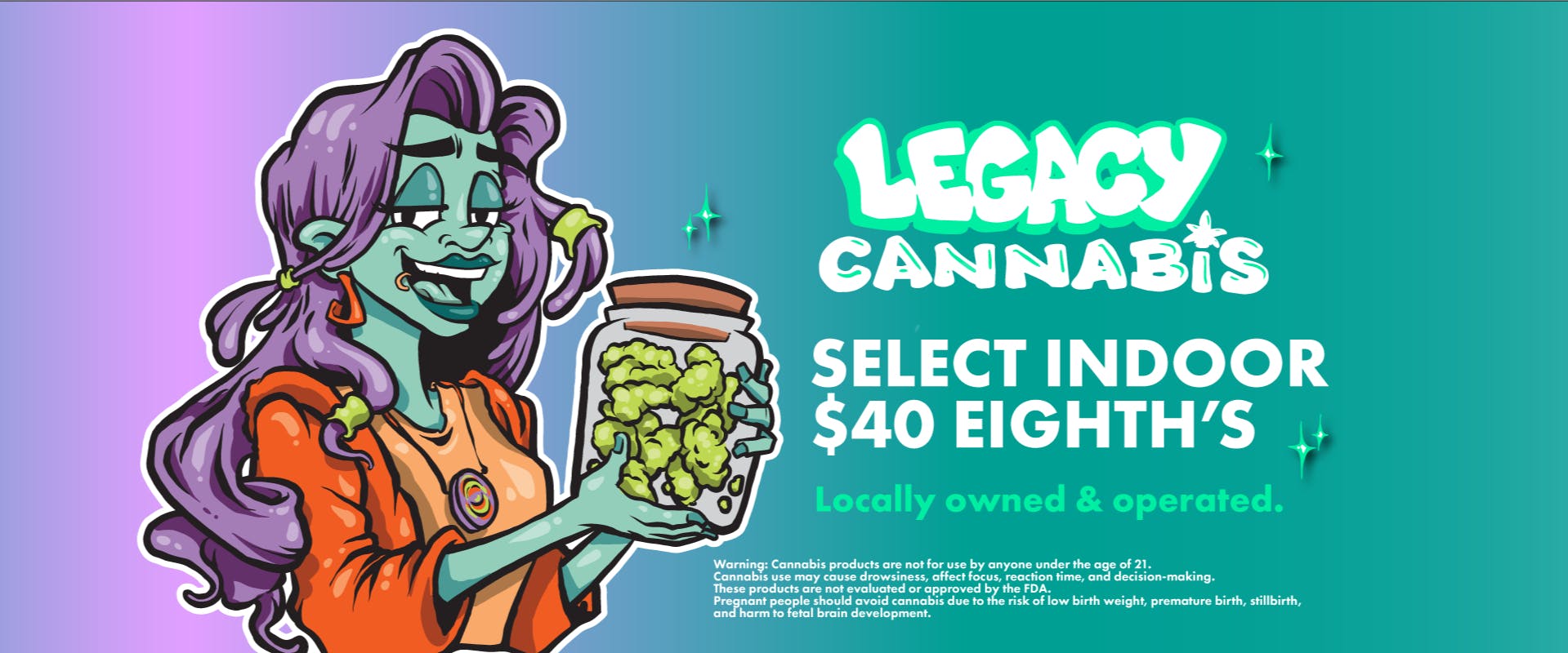 Legacy Cannabis Woodbury $40 Select Indoor