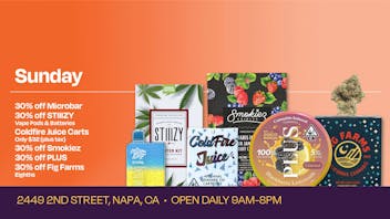 Velvet Cannabis Dispensary Napa Daily Sunday Deals @ Velvet Napa!