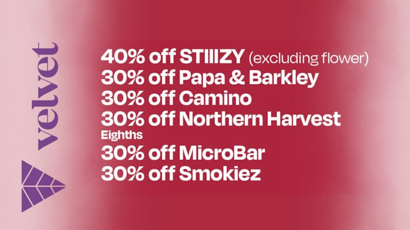 Velvet Cannabis Dispensary Eagle Rock Cyber Monday Deals @ Velvet Eagle Rock!