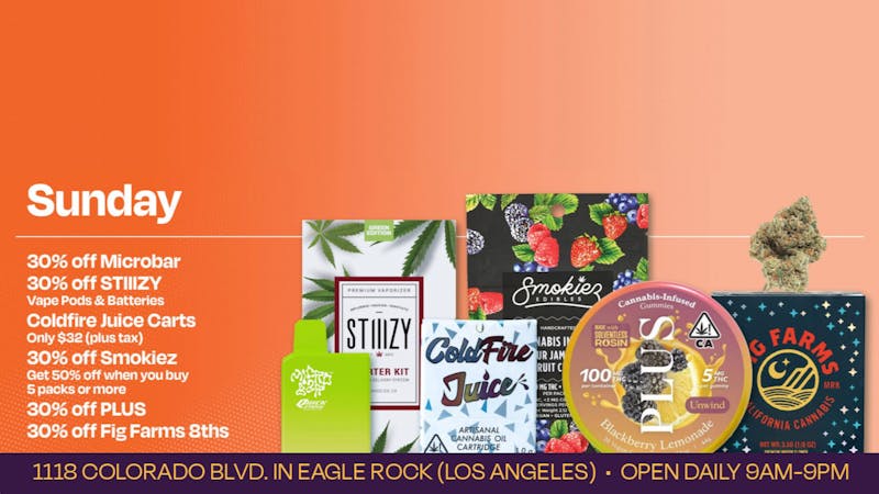 Velvet Cannabis Dispensary Eagle Rock ☃️❄️ Daily Sunday Deals @ Velvet Eagle Rock! ☃️❄️