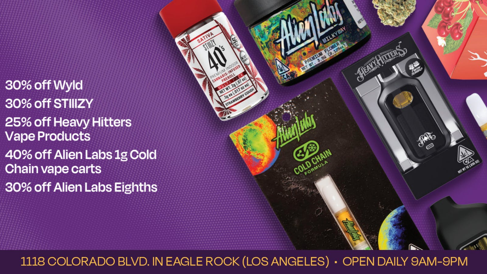 Velvet Cannabis Dispensary Eagle Rock 🍃 Daily Wednesday Deals @ Velvet Eagle Rock! 🍃