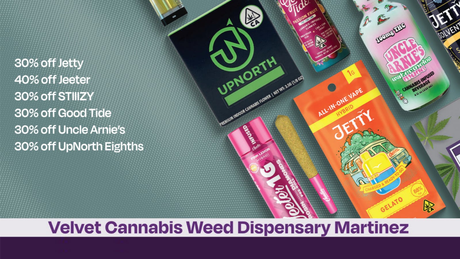 Velvet Cannabis Dispensary Martinez 🍃 Daily Thursday Deals @ Velvet Martinez! 🍃