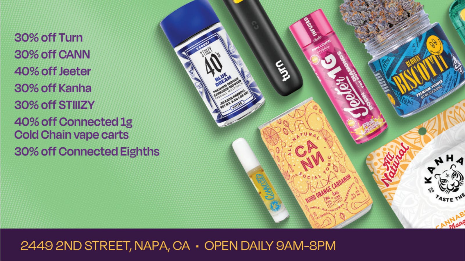 Velvet Cannabis Dispensary Napa 🍃 Daily Friday Deals @ Velvet Napa! 🍃
