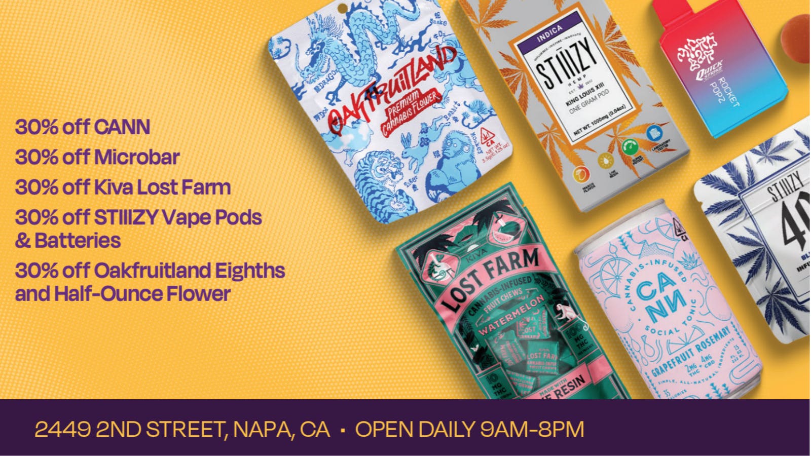 Velvet Cannabis Dispensary Napa 🍃 Daily Saturday Deals @ Velvet Napa! 🍃