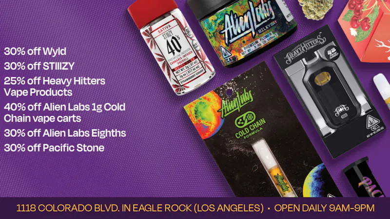 Velvet Cannabis Dispensary Eagle Rock 🍃 Daily Wednesday Deals @ Velvet Eagle Rock! 🍃