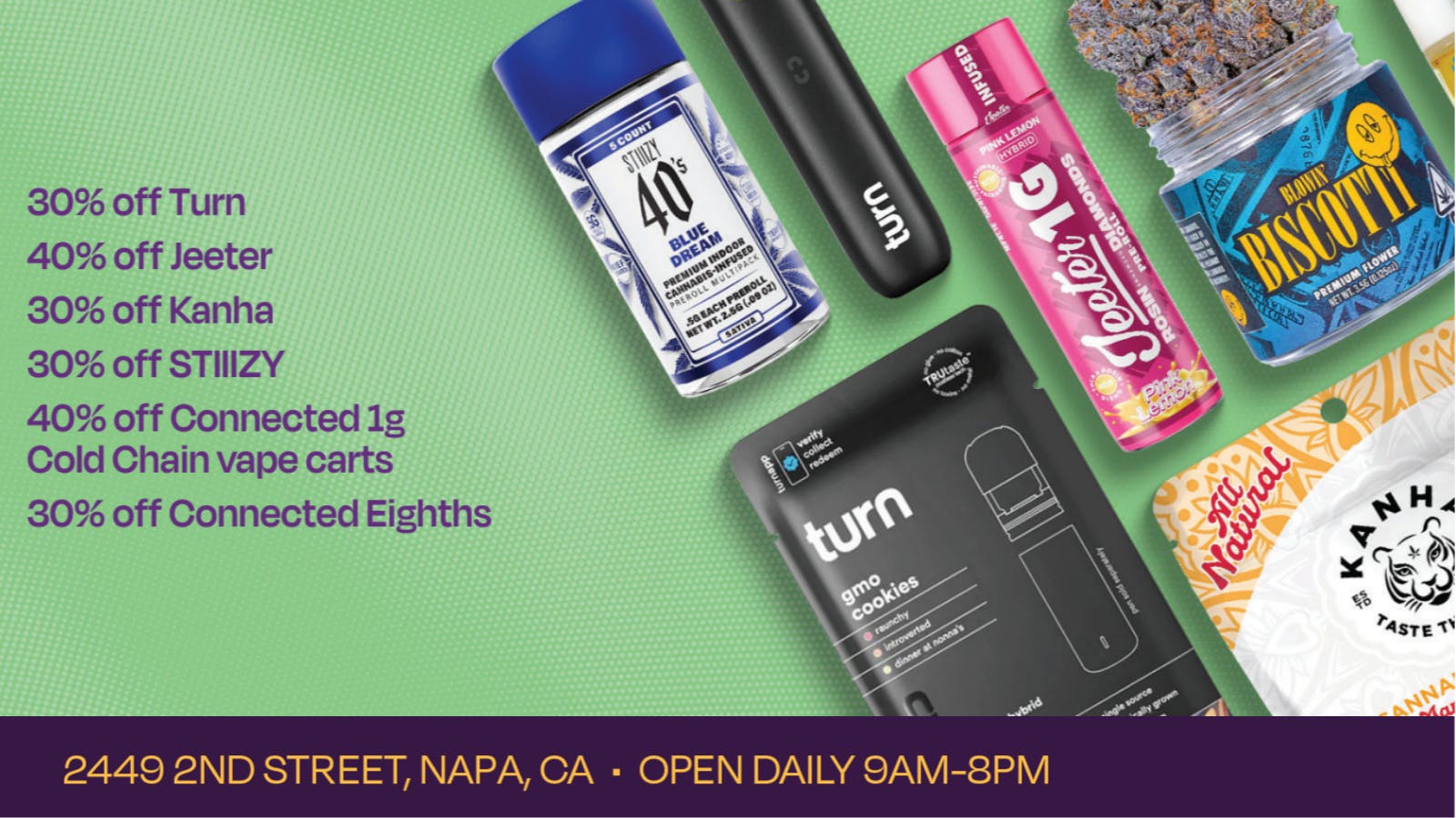 Velvet Cannabis Dispensary Napa 🍃 Daily Friday Deals @ Velvet Napa! 🍃