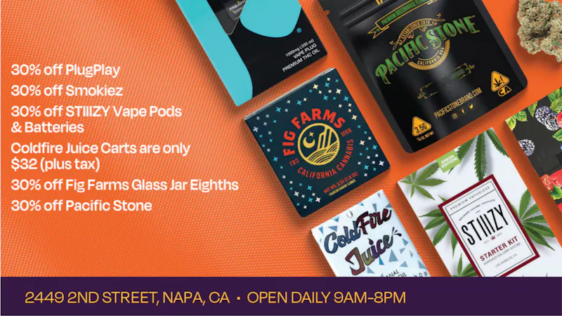 Velvet Cannabis Dispensary Napa 🍃 Daily Sunday Deals @ Velvet Napa! 🍃