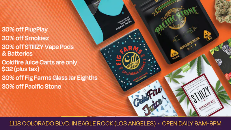 Velvet Cannabis Dispensary Eagle Rock 🍃 Daily Sunday Deals @ Velvet Eagle Rock! 🍃